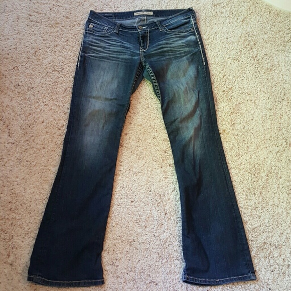 Big Star Casey K style low rise jeans.