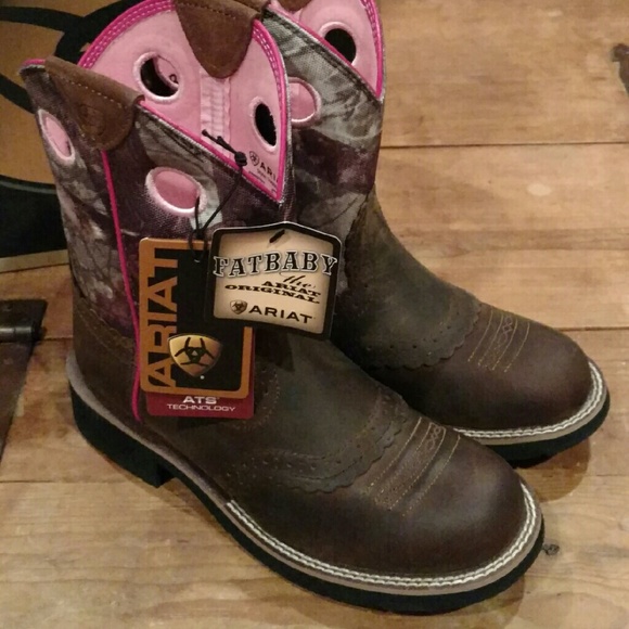 Women's Ariat Fatbaby Cowgirl Distressed Camo