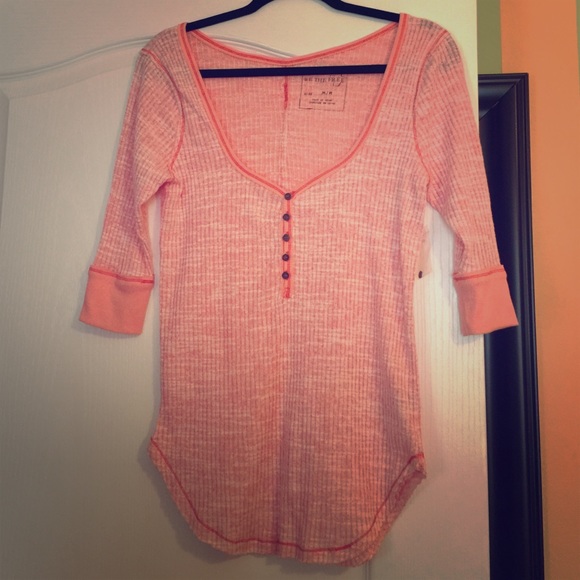Free People Slub Henley Top