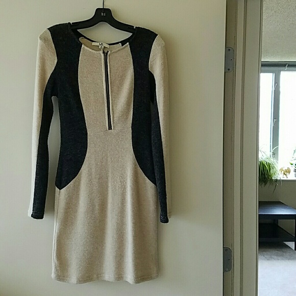 Flattering cozy dress