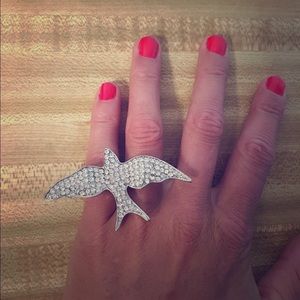 Jewel bird ring