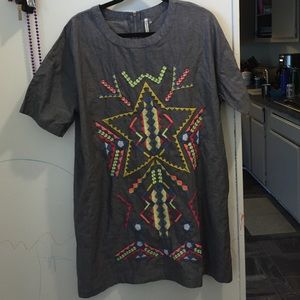 Mittoshop embroidered cotton tunic size M NWT