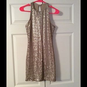 Gold Hollister dress