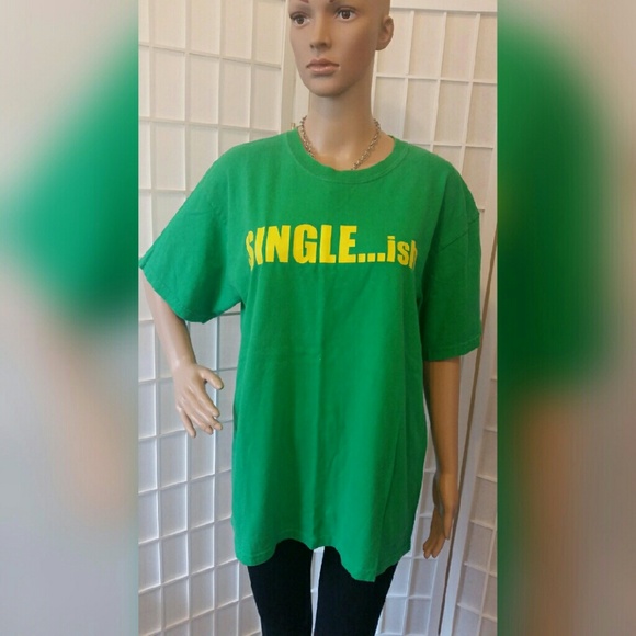 Steve and Barry's Tops - Green Single...ish tshirt