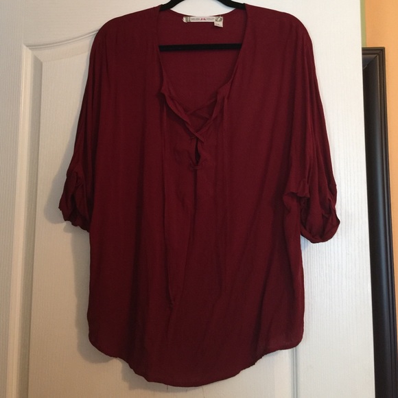 Chelsea and Violet Lace up Tunic