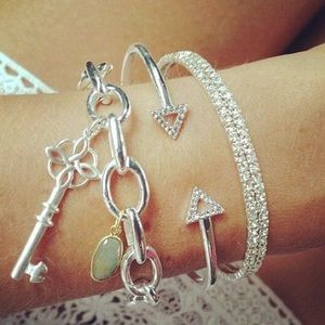 Stella & Dot pave arrow cuff