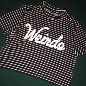 H&M "Weirdo" Crop Top
