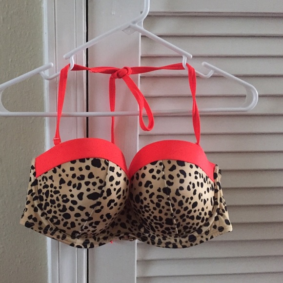 Victoria secret leopard print with underwire