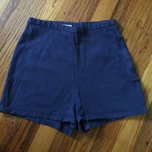 High waist shorts from American Apparel.