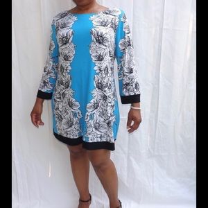 95% Polyester/Spandex mix fabric dress.