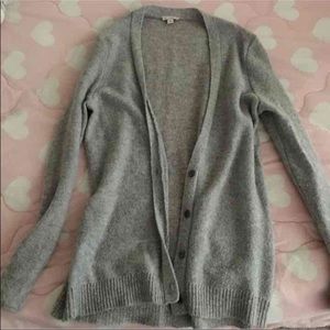 gap gray cardigan
