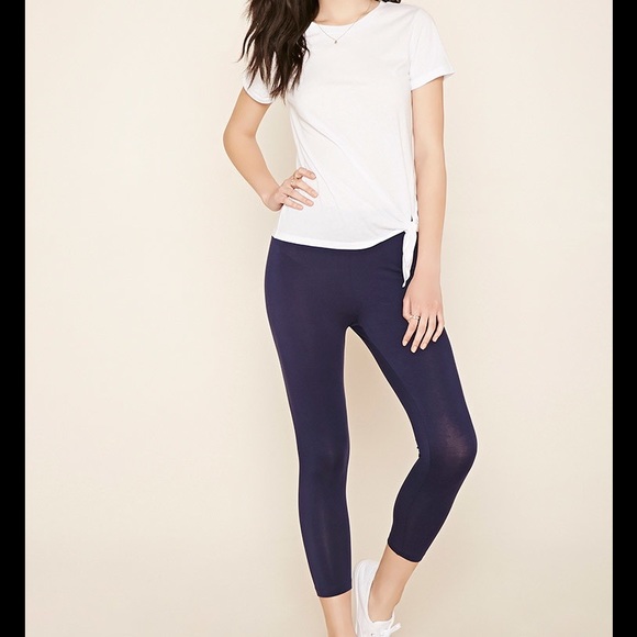 ✳️ Knit Capri Leggings-Gray or Navy Blue