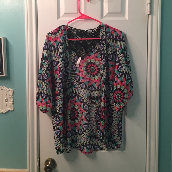 Cute multicolor kimono