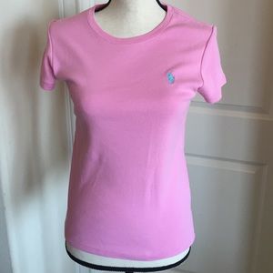 Pink Ralph Lauren t-shirt
