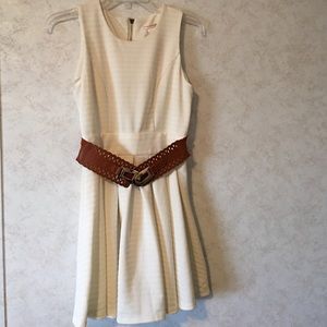 A'gaci cream colored dress