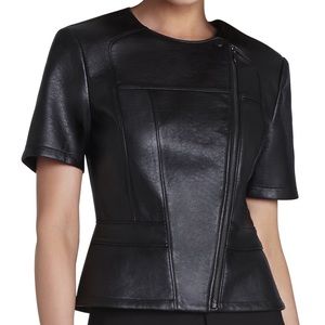 BCBGMaxAzria Dayne Faux Leather Jacket