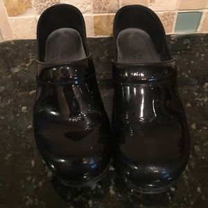 Black Dansko clogs