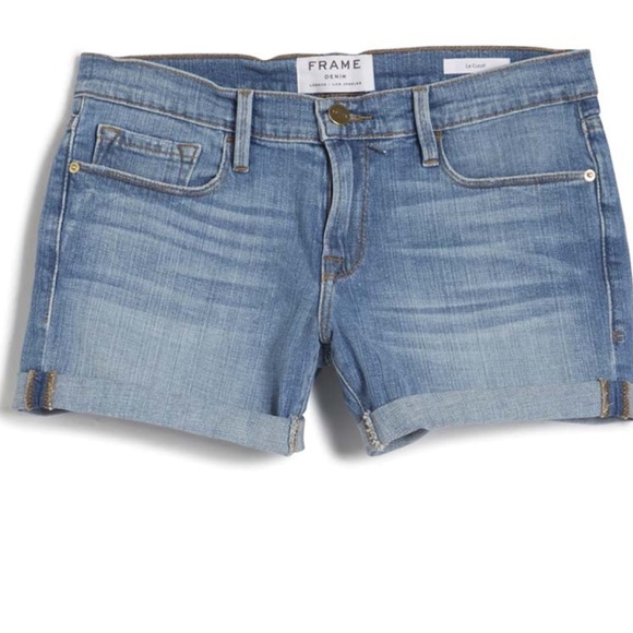 Frame denim shorts le cut off size 26