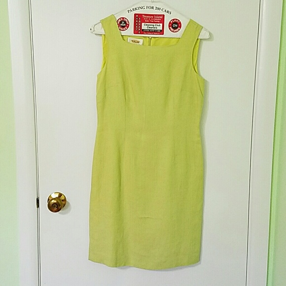 Yellow/Green Dress - Vintage