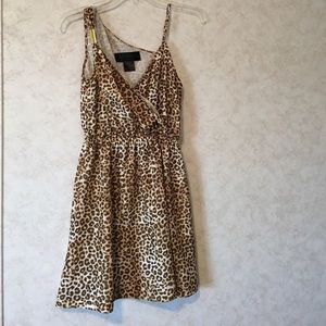 Kardashian kollection cheetah print dress