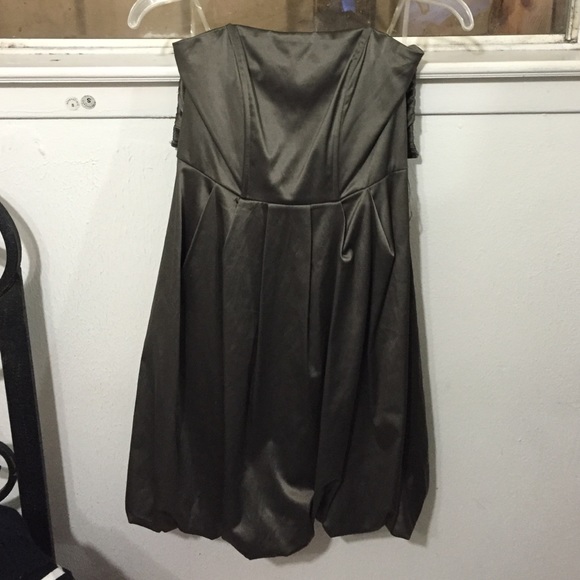 Olive green dress