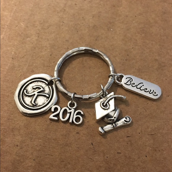2016 graduation charm key chain