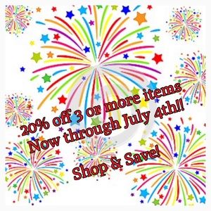 🌟🇺🇸🌟JULY 4TH BIG SAVINGS SALE! 🌟🇺🇸💐