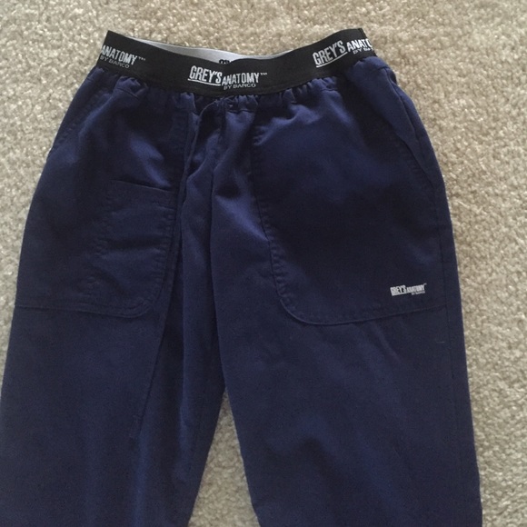 Greys anatomy navy Xsp scrub pants - Picture 2 of 2