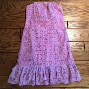 Lilly Pulitzer Pink Strapless dress