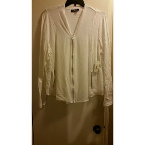 Zip front cardigan