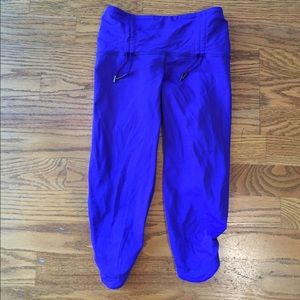 Lululemon deep violet crop tights