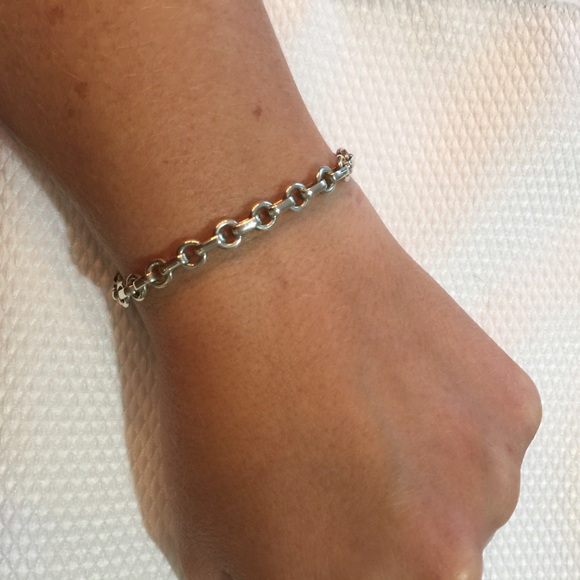 Tiffany Silver Donut Link Bracelet
