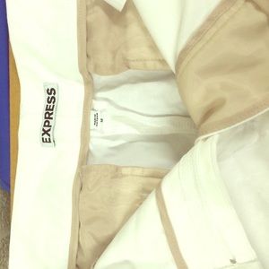 White EXPRESS shorts