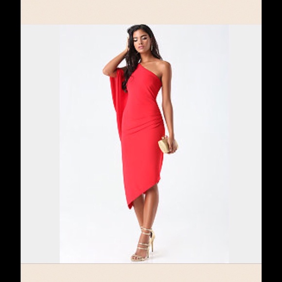 Bebe Red Dress - New Just Arrived Today