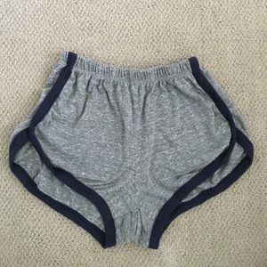 Grey/navy Brandy Melville Lisette shorts