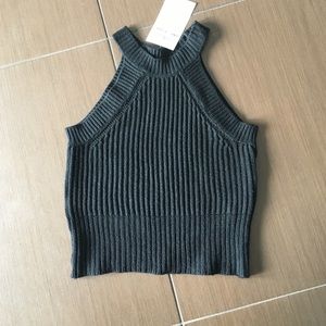 Brandy Melville black crop top