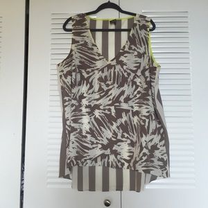 Vince Camuto hi-low sleeveless blouse