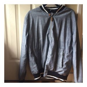 Denim Bomber Jacket ||