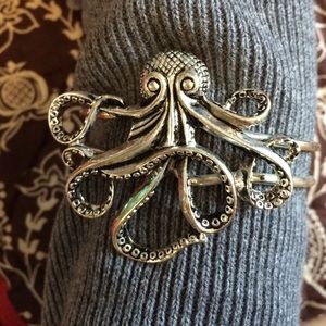 Silver Octopus Bracelet