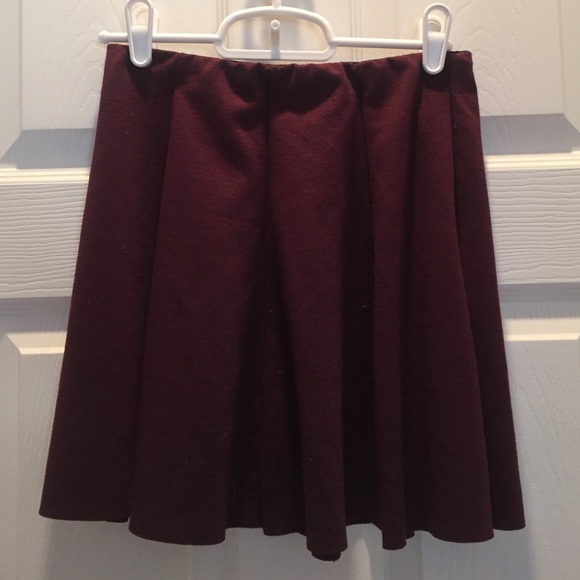 Maroon Brandy Melville Skirt