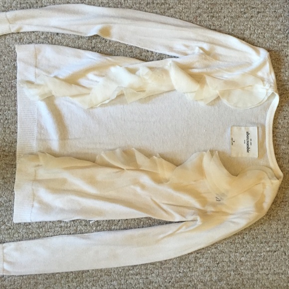 Off white Abercrombie cardigan - Picture 1 of 1