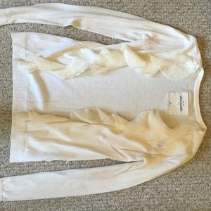 Off white Abercrombie cardigan