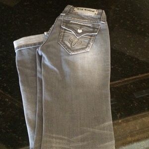 Never worn Rock Revival jeans in gray!
