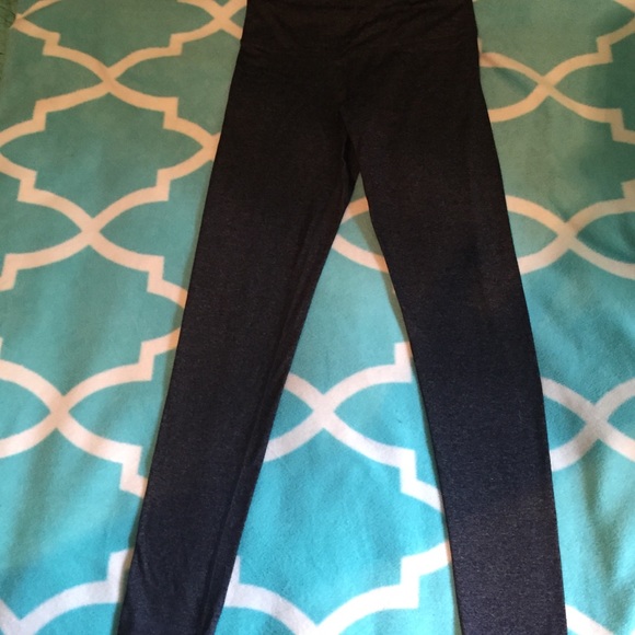 Navy workout tights
