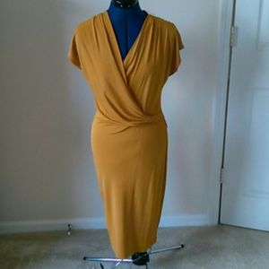 NWT Banana Republic Mustard Yellow Dress