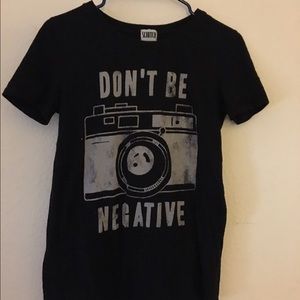 "Don't Be Negative" t-shirt