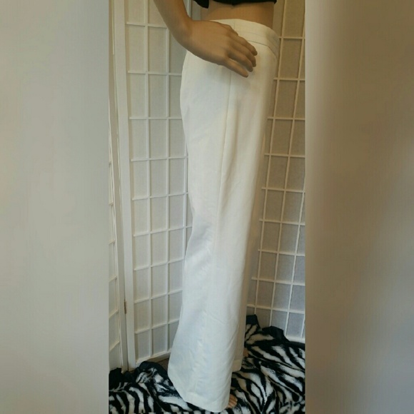 white trouser pants - Picture 2 of 4