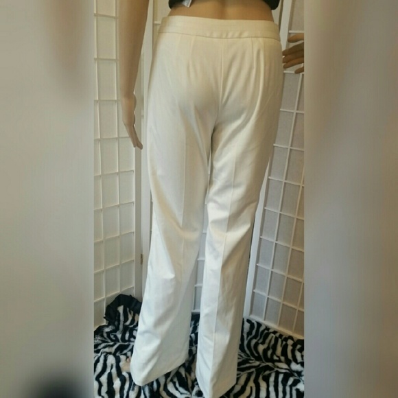 white trouser pants - Picture 3 of 4