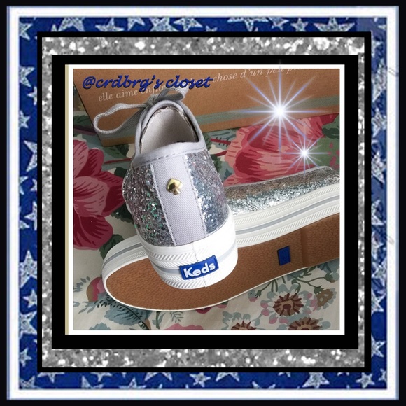 NIB, Kate Spade Triple Kick Keds Sneakers - Picture 3 of 4