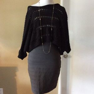 Express stretchy pencil skirt Grey